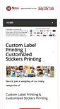 Mobile Screenshot of novacustomlabelprinting.com